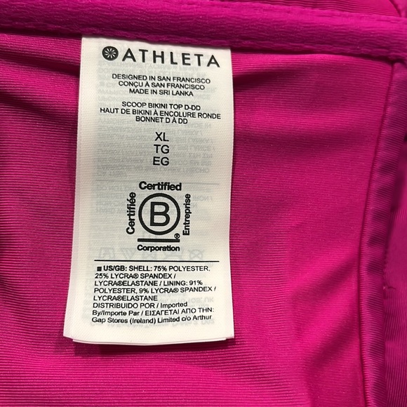 NWT Athleta Scoop Bikini Top Size XL Cup D-DD - Picture 9 of 13